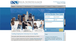 Desktop Screenshot of californialaborlawattorney.com